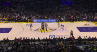 Lakers · Kings broadcast poster